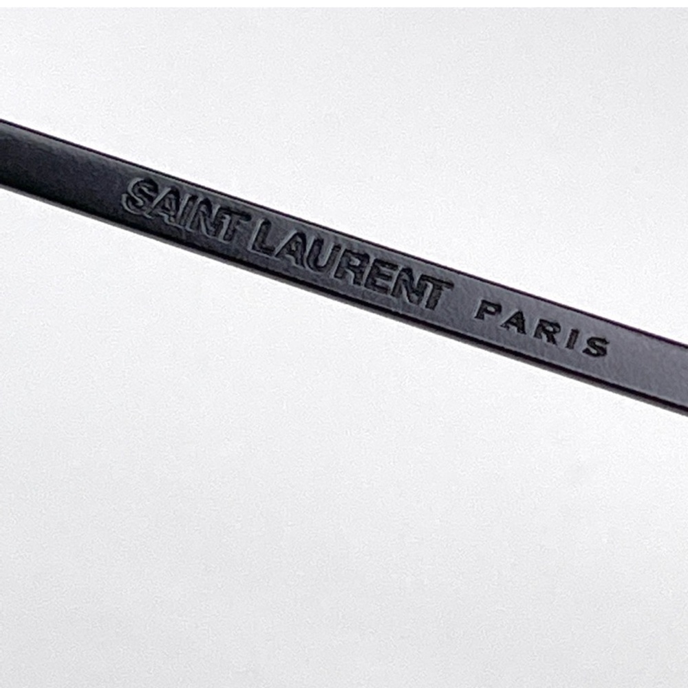 SAINT LAURENT Classic Aviator Sunglasses NEW 60mm Black Polarized - Picture 12 of 14